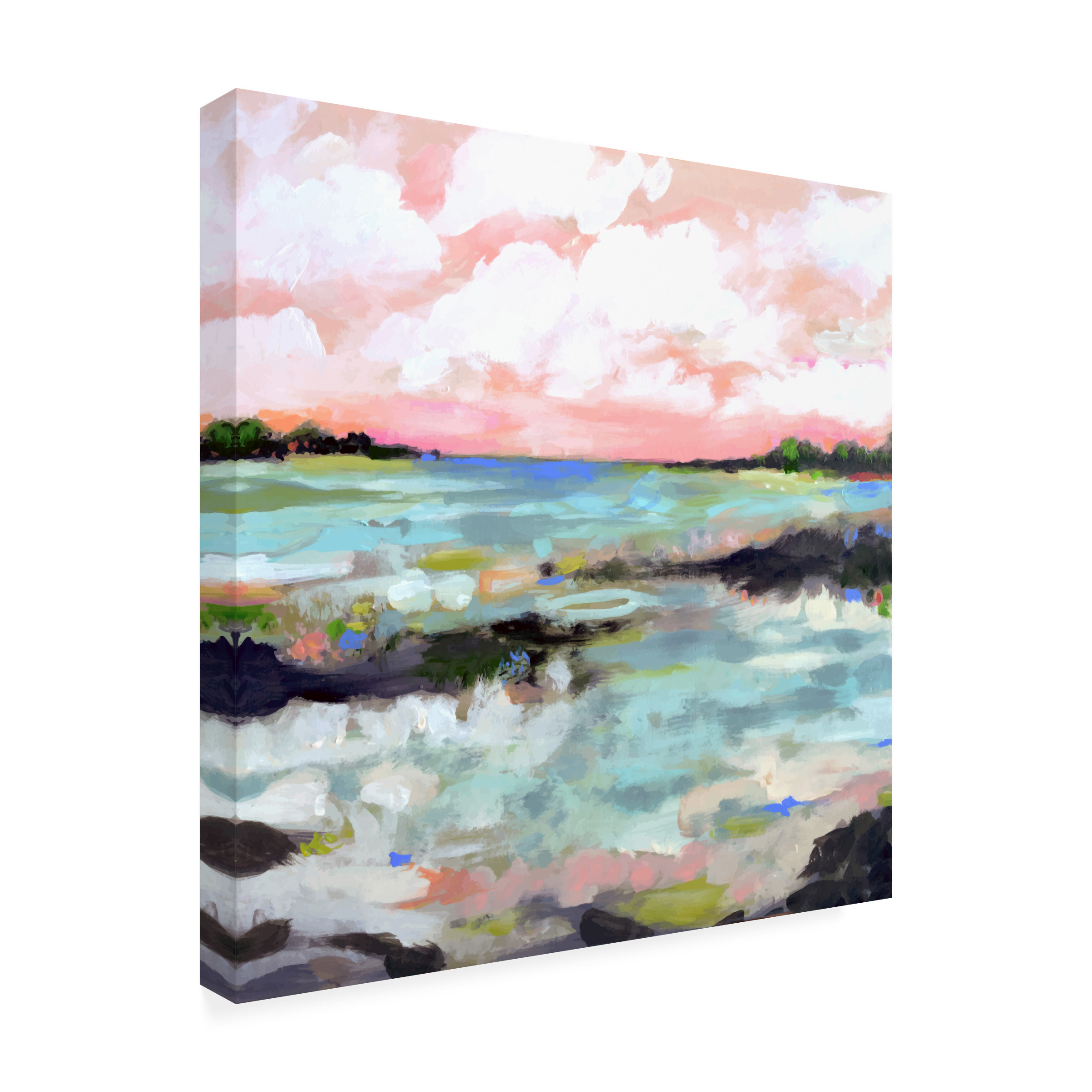 Karen Fields 'Surfscape III' Canvas Art