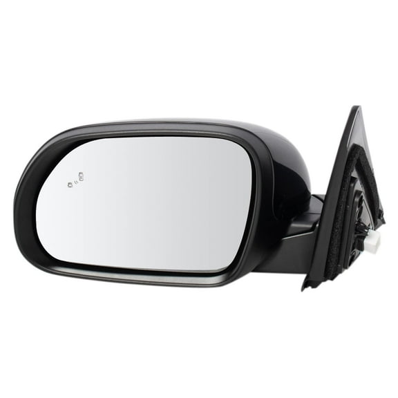 TRQ Side View Mirror Assembly Power Heated Blind Spot LH Side for Kia Soul MRA09965