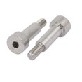 thumbnail image 2 of Unique Bargains 5pcs 304 Stainless Steel Hex Socket Shoulder Bolt 8mm Shoulder Dia 20mm Shoulder Length M6 Thread, 2 of 3