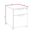 thumbnail image 3 of Legacy Box File Mobile Pedestal- Mahogany, 3 of 8