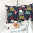 thumbnail image 4 of KLL Gnome With Mushroom Pillow Covers Envelope Closure,Super Soft and Cozy Fuzzy Fleece Pillow Case Cover (No pillow core） 16"x24", 4 of 5