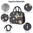 thumbnail image 4 of Reusable Thermal Lunch Bag Lunch Box for Women Men,Starry Night Sky, Moon, Aurora Reusable Insulated Lunch Tote Small Leakproof Cute Lunch Cooler with for Work Picnic Camping, 4 of 7