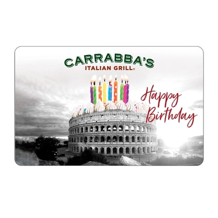 Carrabba's Italian Grill $25 Happy Birthday eGift Card [Email Delivery]