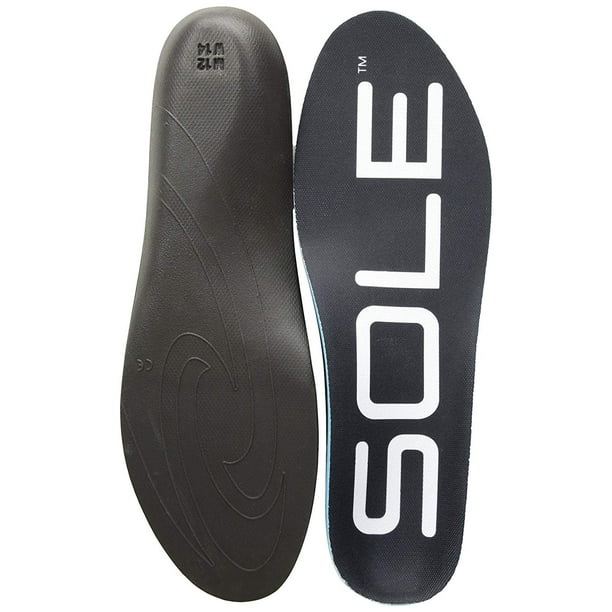 SOLE Active Thick Shoe Insoles, Black, 16 US/Men's 16 M US Walmart