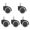 5pcs Gray, variant on 5pcs 2 Inch Universal Swivel Caster Wheels Replacement Gaming Chair Office Chair Casters Trolley Rollers Furniture Hardware ,Quiet and Smooth