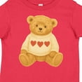thumbnail image 4 of Inktastic Adorable Vintage Bear Sweater with Hearts Boys or Girls Toddler T-Shirt, 4 of 5