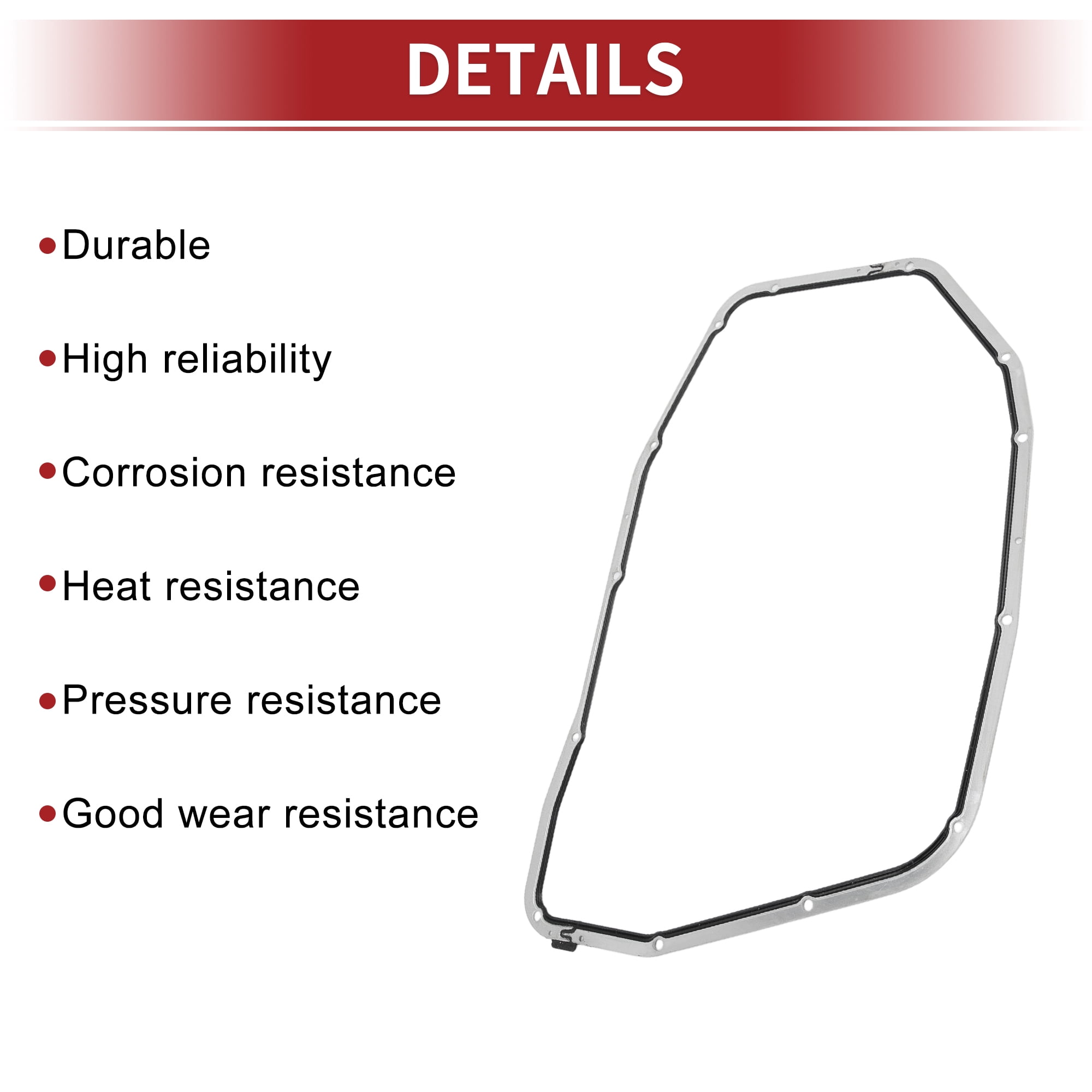 Unique Bargains Car Oil Pan Gasket Car Transmission Oil Pan Gasket Engine Oil Pan Gasket Seal No.09E321371A for Audi A4 2009-2012, for Audi A5 2008-2012 1 Pcs