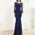thumbnail image 2 of Kaemgyyd Maxi Dress for Women Bodycon Long Sleeve Crew Neck Dress Sequin Tight Slim Dresses Evening Party for Cocktail, 2 of 5