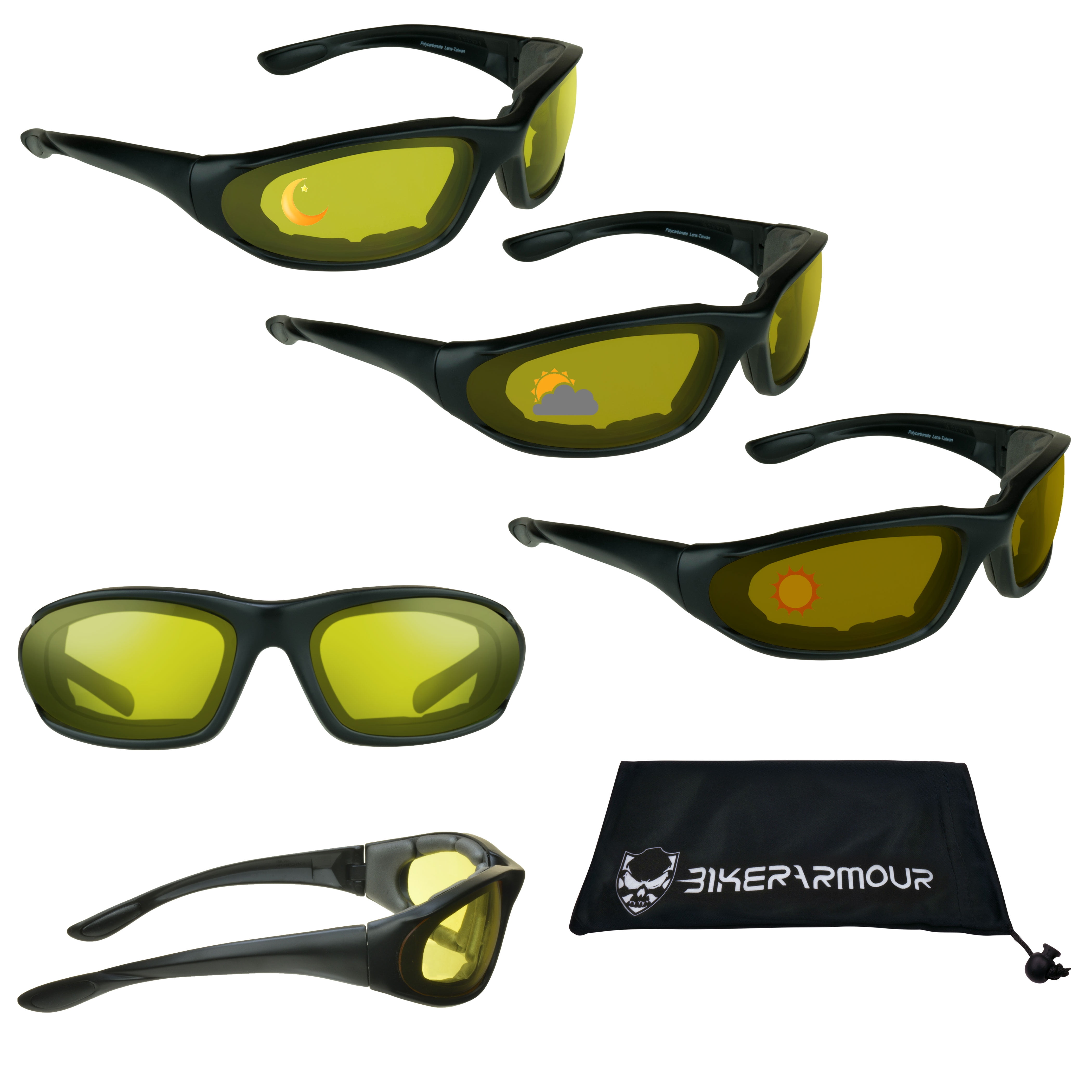 Bikershades Bikershades Transition Motorcycle Glasses For Men And Women Transitional