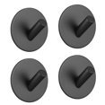 thumbnail image 2 of Cateissary 4 Uds. Colgador de ganchos de pared de doble cara, colgadores negros fuertes, estante de carga pesada con ventosa, ventosa para cocina Almacenamiento y organización del hogar, 2 of 6