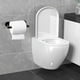 thumbnail image 5 of Soporte de Papel Higiénico Negro-Rollo de Papel Higiénico de Acero Inoxidable Soporte de Papel Montado en la Pared Estantes de Toallas para Baño, 5 of 5