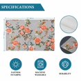 thumbnail image 6 of Red Rose Placemats Set of 6, Farmhouse Romantic Botanical Floral Vines Placemats for Dining Table, Place Mats for Kitchen Tabletop, Waterproof Wipeable Dining Table Mats Set, 6 of 9
