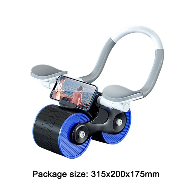 2 en 1 Abdomen Roller Mute con almohadilla para arrodillarse Color aleatorio para equipo de entrenamiento Hugtrwg Para Estrenar