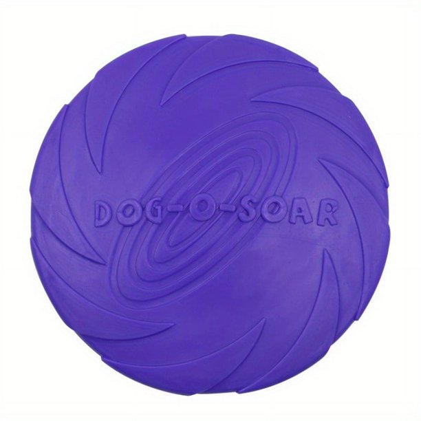 TPR Pet Soft Flying Disc Dog Gnawing Flying Saucer Pet Training To Play With Interactive Toys Dog Flying Disc