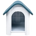 thumbnail image 3 of Caseta para perros VidaXL, polipropileno azul, exterior, 60 x 75 x 66 cm, 3 of 9