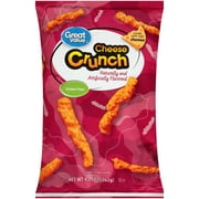Great Value Cheese Crunch Crispy Cheese Flavored Snacks, 8.5 oz