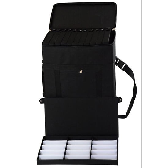 INTBUYING 180 Pairs Eyeglasses Display Case Portable Optical Glasses Sample Storage Trolley Box