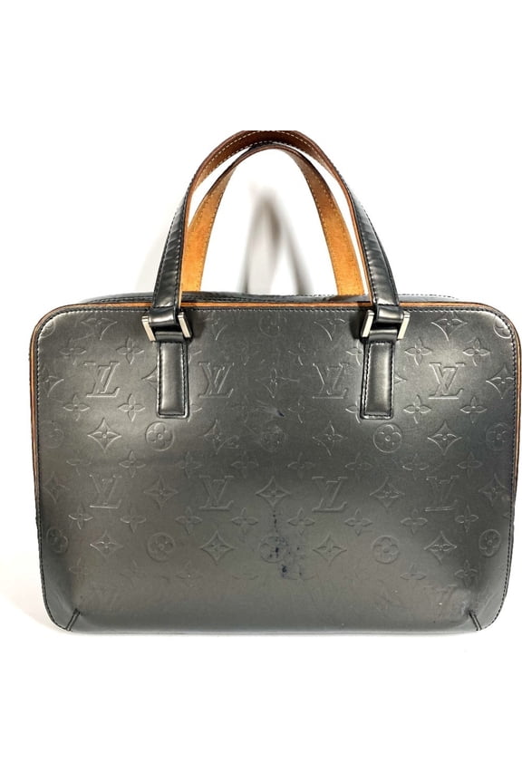 Pre-Owned LOUIS VUITTON M55135 Monogram Matte Malden Briefcase, Bag, Document Tote Business...
