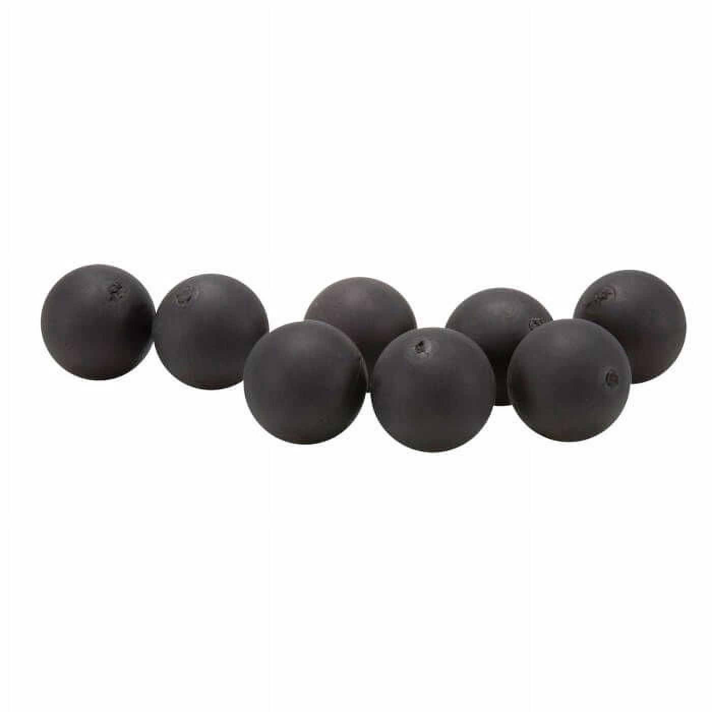 Umarex T4E Premium Rubber Ball Ammo for Paintball Guns, Black.50 Caliber, 250 Count