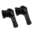 thumbnail image 2 of Vástagos de válvula CNC de 90 grados, llanta negra de 10 mm para motocicleta, NUEVOS Negro, 2 of 9