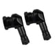thumbnail image 2 of Adaptador de válvula de ángulo de grado de boquilla de gas de motocicleta de aluminio CNC de 2 piezas Negro, 2 of 9