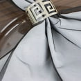 thumbnail image 3 of Balsa Circle 10 Black Decorative 23" x 23" Sheer Organza Dinner Table Napkins Party Decorations, 3 of 8