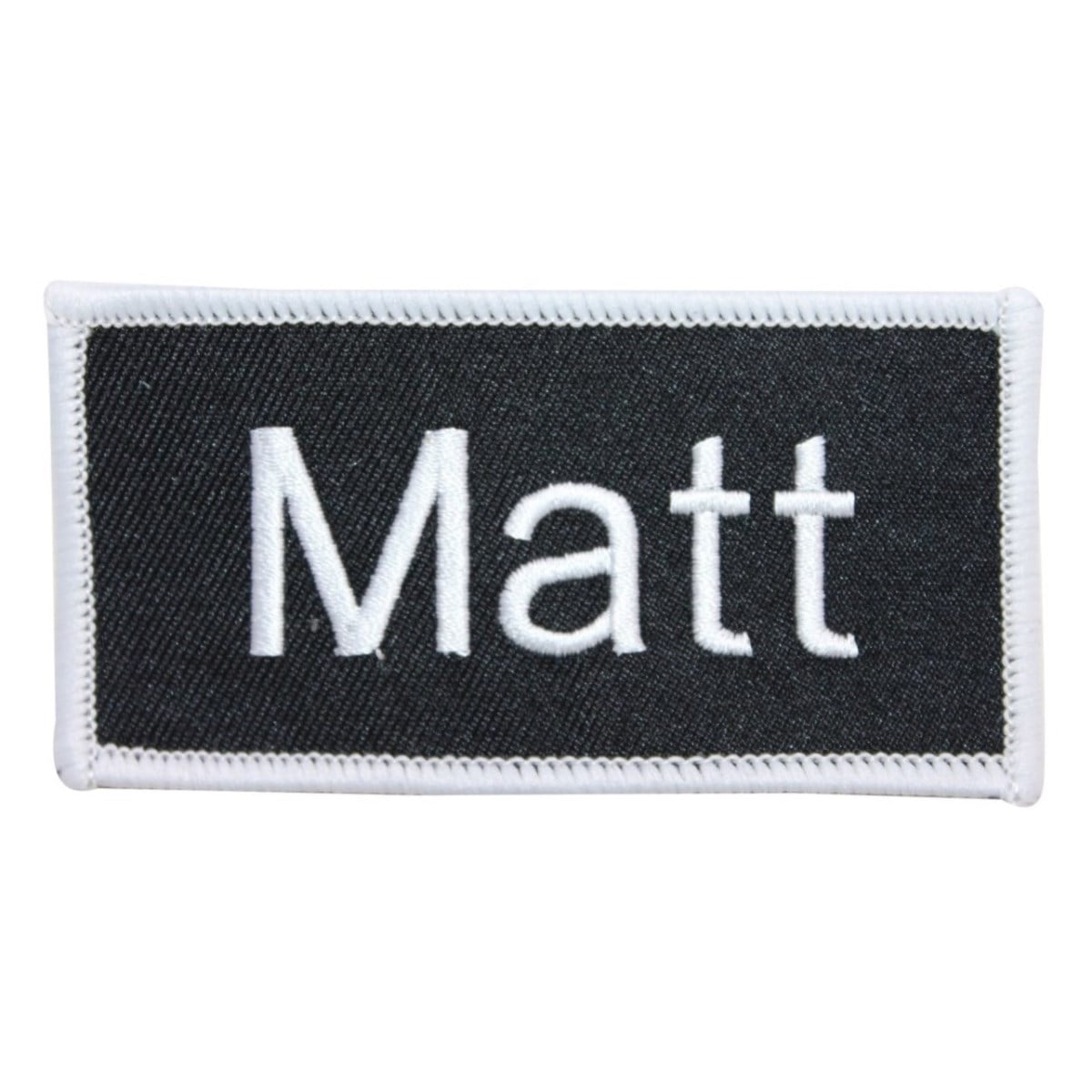 Sale Name Patch Custom Text Uniform Tag Embroidered Patch Iron-On 