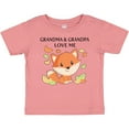 thumbnail image 3 of Inktastic Grandma and Grandpa Love Me Little Fox Boys or Girls Baby T-Shirt, 3 of 5