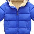 thumbnail image 6 of Gyratedream 2-6T Toddler Kids Little Boy Girl Fleece Hooded Puffer Jacket Winter Down Coat, 6 of 8