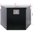 thumbnail image 7 of Aluminum Trailer Tongue Tool Box 5 Bar Tread Pattern Toolbox Wide Utility Storage Organizer Tool Box With Lock Keys, 7 of 7