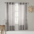 thumbnail image 2 of 2PC SOLID SHEER VOILE PANEL INDOOR WEDDING GROMMETS WINDOW CURTAIN, 2 of 3