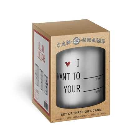 "Fill In The Love" Can-O-Grams - What I Love About You