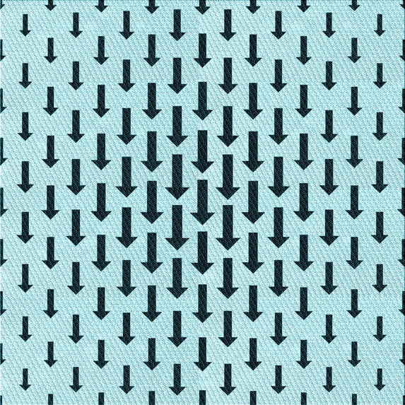 Ahgly Company Indoor Square Patterned Deep-Sea Green Area Rugs, 4' Square