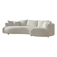 thumbnail image 5 of Kevinplus 5-Seat Curved Sectional Sofa Modern Cloud Couch for Living Room, Right, 5 of 16