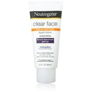 2 Pack Neutrogena Clear Face Liquid Lotion Sunscreen Broad Spectrum SPF 55