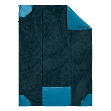 UPC: 0846647005004 | Klymit Versa Luxe Cold Weather Packable Outdoor Camping Blanket  Blue