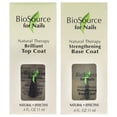 thumbnail image 4 of BioSource Natural Therapy Strengthening Base Coat and Brilliant Top Coat Kit , 2 Pc Kit 0.4 oz Nail Treatment, 0.4 oz Nail Treatment, 4 of 5
