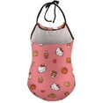 thumbnail image 6 of Hello Kitty Girls One Piece Swimsuits Hawaiian Summer Swimwear Beach Bathing Suit Outfits, 6 of 7