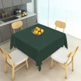 thumbnail image 5 of Tchckioa Dark Green Square Tablecloth,Waterproof Table Cloth for Kitchen,60x60 Inch,Party Decor, 5 of 6