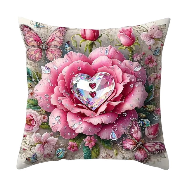 Specollect 2 Pcs Christmas Pillow Cover - Decorative Sofa Bed Throw Pillowcase, Washable Fade-Resistant Fabric for Living Room Bedroom Home Decor and Holiday Gifts 45*45cm