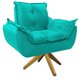 thumbnail image 2 of Sillón Odette base giratoria - Turquesa WEIK Odette, 2 of 5