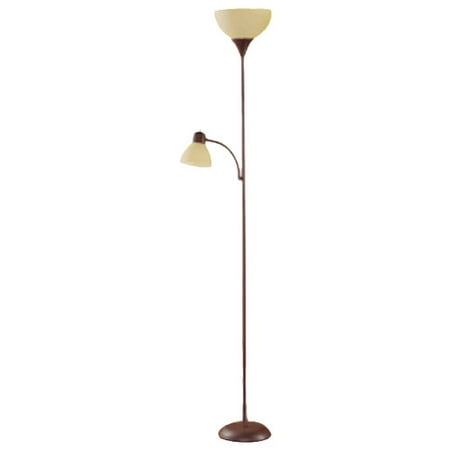 Mainstays 72 Combo Floor Lamp With Adjustable Reading Lamp