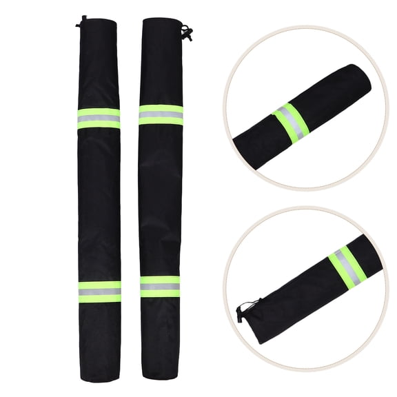 LOLIPPYY 2Pcs Reflective Boat Trailer Guide Sleeve with Heavy Duty Material for Outdoor Use