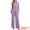 Dark Purple, variant on DARING DIVA Women's Sleepwear Pajamas Knit Button Down Tops and Pants with Pockets S Blue