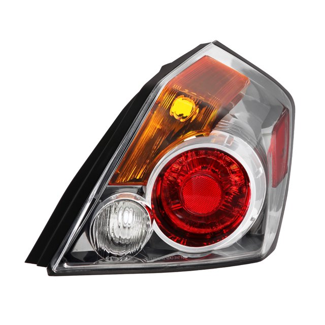 Xtune Tail Light Assembly 9032066 Uses Stock Bulbs; Red/Clear Lens; Black Housing; Single
