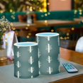 thumbnail image 3 of Yayeee Flameless Candles with Remote Flickering Battery Operated Multi Color Changing, Beige Plants, 3 of 7