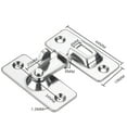 thumbnail image 2 of OUNONA 4 Pcs Verrou de Porte en Acier Inoxydable 304 pour Intérieur, 2 of 7