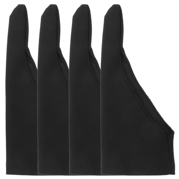 OUNONA 4 Pcs Nail Biting Prevention Gloves Finger Protectors for Adults