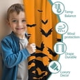 thumbnail image 3 of Blackout Kids Curtains,Halloween Bat Silhouette Pattern Childrens Insulated Curtains Set Of 2,Bedroom Essentials,Toddler Room Decor 52"x63", 3 of 5