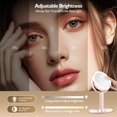 thumbnail image 3 of Espejo de maquillaje MOMOKUBA con aumento de 30 aumentos con luces y altura ajustable, 3 of 8